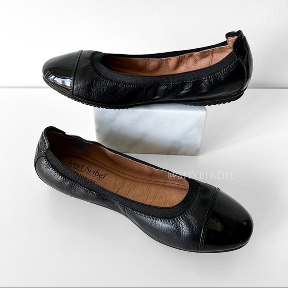NEW Josef Siebel Pippa Cap Toe Ballerina Flats - Picture 2 of 7